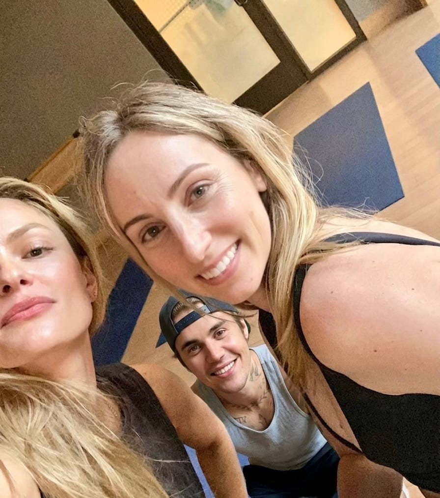 Post hot yoga selfie